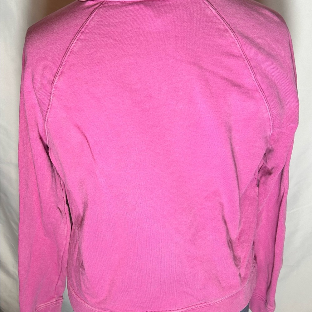 Universal Thread Fuchsia Sweatshirt with Patchwork Rabbit - Picture 2 of 3
